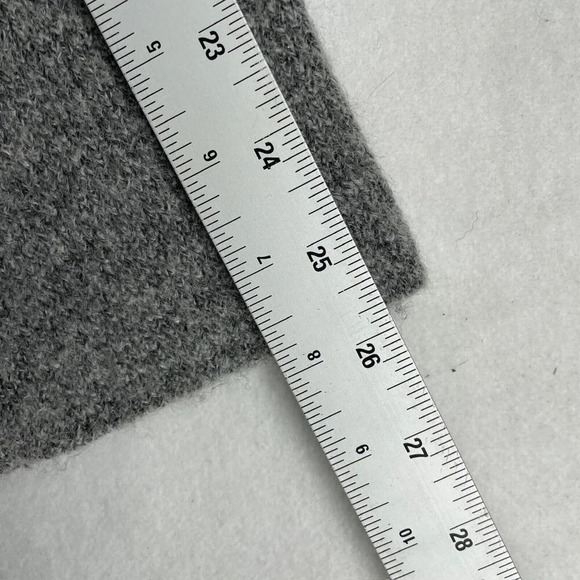 Max Studio Women's L Gray Black Colorblock Cardigan Sweater Shawl Collar Wool - Picture 4 of 10